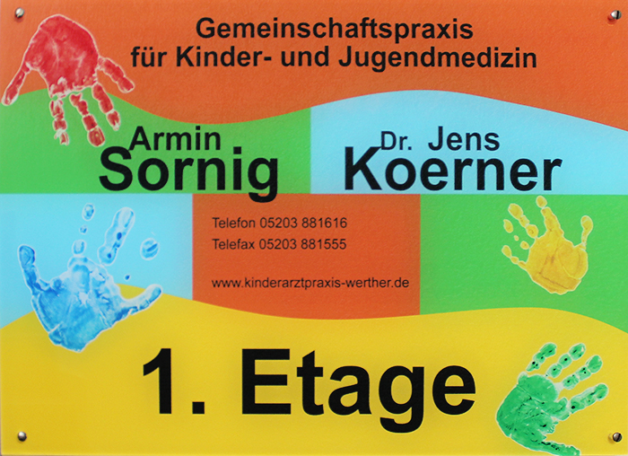 Bild Schild der Praxis